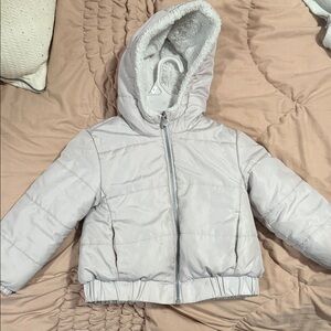 BCBGirls Light Gray Hooded Jacket
